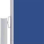 vidaXL Copertină laterală retractabilă, albastru, 220x600 cm