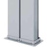 vidaXL Copertina laterală retractabilă, albastru, 160x1000 cm