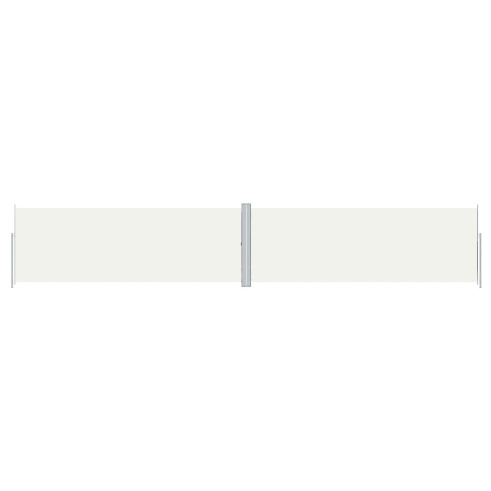 vidaXL Copertină laterală retractabilă, crem, 180x1000 cm
