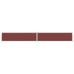 vidaXL Copertină laterală retractabilă, maro, 160x1200 cm