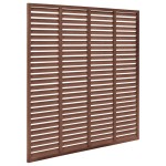 vidaXL Gard tip oblon, maro, 180x180 cm, WPC