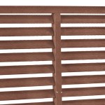 vidaXL Gard tip oblon, maro, 180x180 cm, WPC