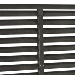 vidaXL Gard tip oblon, gri închis, 180x180 cm, WPC vidaXL Gard tip oblon, gri închis, 180x180 cm, WPC