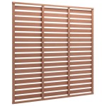 vidaXL Panou de gard, maro, 180x180 cm, WPC vidaXL Panou de gard, maro, 180x180 cm, WPC