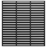 vidaXL Panou de gard, negru, 180x180 cm, WPC vidaXL Panou de gard, negru, 180x180 cm, WPC