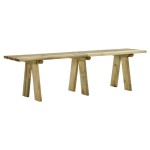vidaXL Bancă de grădină, 160 cm, lemn masiv de pin tratat vidaXL Bancă de grădină, 160 cm, lemn masiv de pin tratat