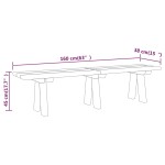 vidaXL Bancă de grădină, 160 cm, lemn masiv de pin tratat vidaXL Bancă de grădină, 160 cm, lemn masiv de pin tratat