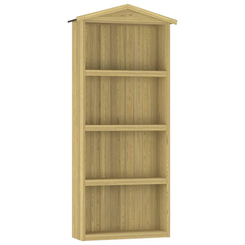 vidaXL Magazie unelte de grădină, 87x33x222 cm, lemn de pin tratat