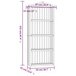 vidaXL Magazie unelte de grădină, 87x33x222 cm, lemn de pin tratat vidaXL Magazie unelte de grădină, 87x33x222 cm, lemn de pin tratat