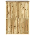 vidaXL Magazie de unelte de grădină 123x45x171cm lemn masiv pin tratat vidaXL Magazie de unelte de grădină 123x45x171cm lemn masiv pin tratat