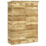 vidaXL Magazie de unelte de grădină 123x45x171cm lemn masiv pin tratat vidaXL Magazie de unelte de grădină 123x45x171cm lemn masiv pin tratat