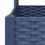 vidaXL Jardinieră de grădină cu spalier,albastru gri, 120x120x136 cm, PP vidaXL Jardinieră de grădină cu spalier,albastru gri, 120x120x136 cm, PP