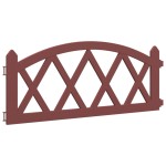 vidaXL Borduri de gazon, 17 buc., roșu, 10 m, PP vidaXL Borduri de gazon, 17 buc., roșu, 10 m, PP