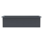 vidaXL Cutii de flori pentru europaleți 12 buc. gri 36x13,5x9,5 cm PP