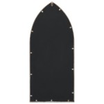 vidaXL Oglindă de grădină, nisipiu, 100x45 cm, fier, uz exterior