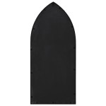 vidaXL Oglindă de grădină, negru, 100x45 cm, fier uz exterior vidaXL Oglindă de grădină, negru, 100x45 cm, fier uz exterior