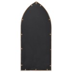vidaXL Oglindă de grădină, nisipiu, 100x45 cm, fier, uz exterior vidaXL Oglindă de grădină, nisipiu, 100x45 cm, fier, uz exterior