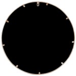 vidaXL Oglindă de grădină rotundă, nisipiu, 40x3 cm, fier, uz exterior vidaXL Oglindă de grădină rotundă, nisipiu, 40x3 cm, fier, uz exterior