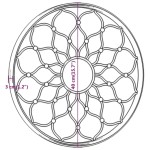 vidaXL Oglindă de grădină rotundă, nisipiu, 40x3 cm, fier, uz exterior vidaXL Oglindă de grădină rotundă, nisipiu, 40x3 cm, fier, uz exterior