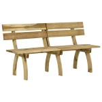 vidaXL Bancă de grădină, 160 cm, lemn de pin tratat vidaXL Bancă de grădină, 160 cm, lemn de pin tratat