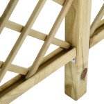 vidaXL Gard de grădină cu zăbrele&pergolă 300x50x200cm lemn pin tratat vidaXL Gard de grădină cu zăbrele&pergolă 300x50x200cm lemn pin tratat