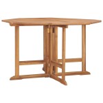 vidaXL Masă de grădină pliabilă,110x110x75 cm, lemn masiv de tec vidaXL Masă de grădină pliabilă,110x110x75 cm, lemn masiv de tec