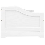vidaXL Pat de zi cu 3 sertare "IRUN", alb, 90x200 cm, lemn masiv pin vidaXL Pat de zi cu 3 sertare "IRUN", alb, 90x200 cm, lemn masiv pin
