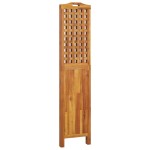 vidaXL Paravan de cameră 3 panouri 121,5x2x180 cm lemn masiv de acacia vidaXL Paravan de cameră 3 panouri 121,5x2x180 cm lemn masiv de acacia