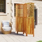 vidaXL Paravan de cameră 4 panouri 162x2x180 cm lemn masiv de acacia vidaXL Paravan de cameră 4 panouri 162x2x180 cm lemn masiv de acacia