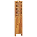 vidaXL Paravan de cameră 4 panouri 162x2x180 cm lemn masiv de acacia vidaXL Paravan de cameră 4 panouri 162x2x180 cm lemn masiv de acacia