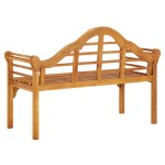 vidaXL Bancă de grădină, 125 cm, lemn masiv de acacia