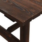 vidaXL Set mobilier de grădină, 4 piese, lemn masiv de molid vidaXL Set mobilier de grădină, 4 piese, lemn masiv de molid