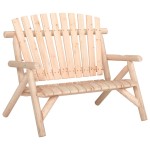 vidaXL Set mobilier de grădină, 3 piese, lemn masiv de molid