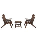 vidaXL Set mobilier de grădină, 3 piese, lemn masiv de molid vidaXL Set mobilier de grădină, 3 piese, lemn masiv de molid
