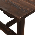 vidaXL Set mobilier de grădină, 5 piese, lemn masiv de molid vidaXL Set mobilier de grădină, 5 piese, lemn masiv de molid
