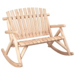 vidaXL Set mobilier de grădină, 3 piese, lemn masiv de molid vidaXL Set mobilier de grădină, 3 piese, lemn masiv de molid