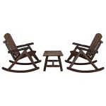 vidaXL Set mobilier de grădină, 3 piese, lemn masiv de molid vidaXL Set mobilier de grădină, 3 piese, lemn masiv de molid