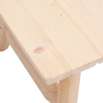 vidaXL Set mobilier de grădină, 5 piese, lemn masiv de molid vidaXL Set mobilier de grădină, 5 piese, lemn masiv de molid