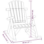 vidaXL Set mobilier de grădină, 5 piese, lemn masiv de molid vidaXL Set mobilier de grădină, 5 piese, lemn masiv de molid