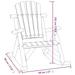 vidaXL Set mobilier de grădină, 3 piese, lemn masiv de molid vidaXL Set mobilier de grădină, 3 piese, lemn masiv de molid