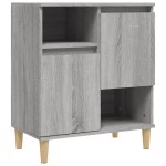 vidaXL Dulapuri, 2 buc, sonoma gri, 60x35x70 cm, lemn prelucrat