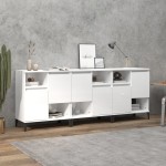vidaXL Dulapuri, 3 buc, alb extralucios, 60x35x70 cm, lemn prelucrat vidaXL Dulapuri, 3 buc, alb extralucios, 60x35x70 cm, lemn prelucrat