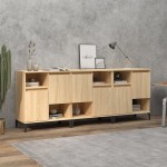 vidaXL Dulapuri, 3 buc, stejar sonoma, 60x35x70 cm, lemn prelucrat vidaXL Dulapuri, 3 buc, stejar sonoma, 60x35x70 cm, lemn prelucrat