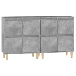 vidaXL Dulapuri, 2 buc, gri beton, 60x35x70 cm, lemn prelucrat
