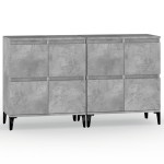 vidaXL Dulapuri, 2 buc, gri beton, 60x35x70 cm, lemn prelucrat