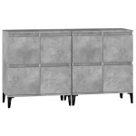 vidaXL Dulapuri, 2 buc, gri beton, 60x35x70 cm, lemn prelucrat