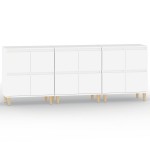 vidaXL Dulapuri, 3 buc, alb, 60x35x70 cm, lemn prelucrat vidaXL Dulapuri, 3 buc, alb, 60x35x70 cm, lemn prelucrat
