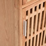 vidaXL Set mobilier de baie, 4 piese, lemn masiv de nuc