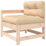 vidaXL Set mobilier relaxare de grădină & perne 6 piese lemn masiv pin vidaXL Set mobilier relaxare de grădină & perne 6 piese lemn masiv pin
