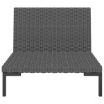 vidaXL Canapele de grădină cu perne semi-rotunde, 2 buc., poliratan vidaXL Canapele de grădină cu perne semi-rotunde, 2 buc., poliratan